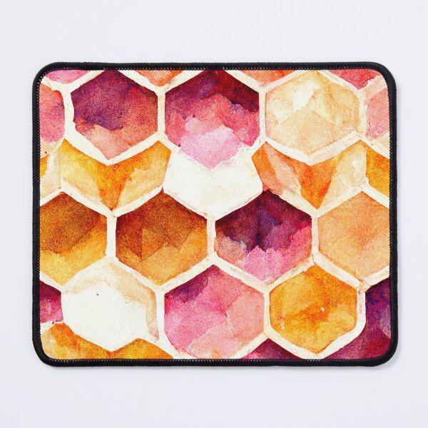 Item preview, Watercolor Honeycomb Pattern 4 designed and sold by Standard Deviation Co.