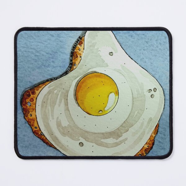 Item preview, Fried egg with black pepper designed and sold by ImitationArt.