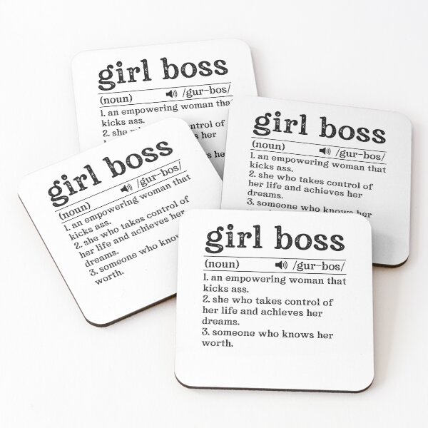 Item preview, Girl Boss Definition - Feminist Boss Babe Gift for Boss Lady designed and sold by TeesYouWant.