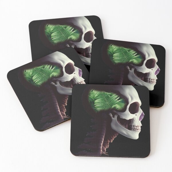 Item preview, Surreal broken skull Nº1 - Leaves designed and sold by CMeista.