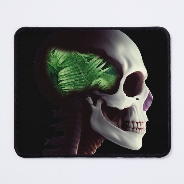 Item preview, Surreal broken skull Nº1 - Leaves designed and sold by CMeista.