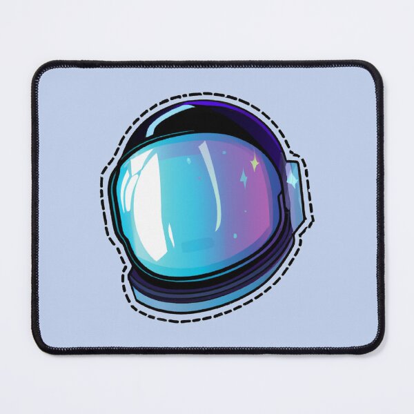 Item preview, Retro Astronaut Space Helmet (blue and purple) designed and sold by JandyDesign.
