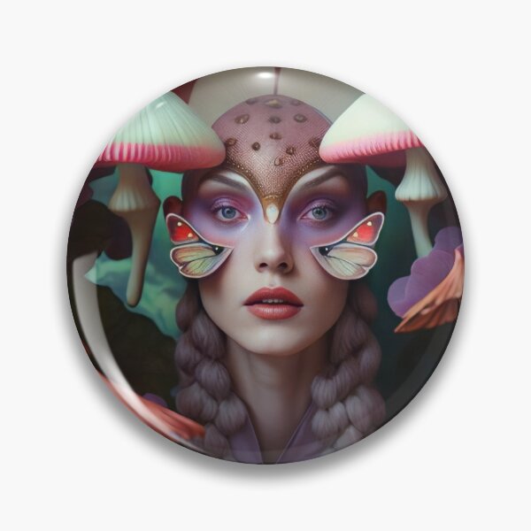 Item preview, Mesmerizing Mushroom Girl | Fungi Collection designed and sold by naiadsnest.
