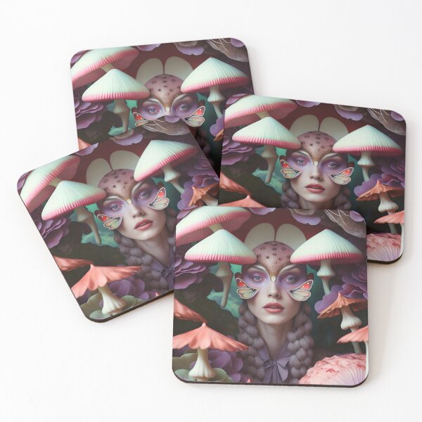 Item preview, Mesmerizing Mushroom Girl | Fungi Collection designed and sold by naiadsnest.