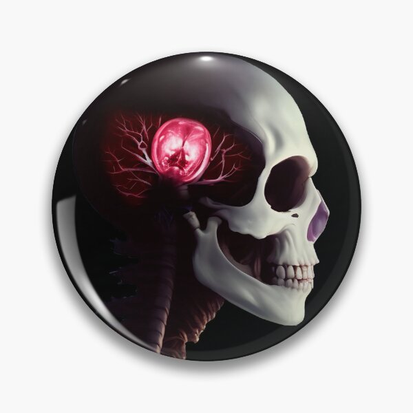 Item preview, Surreal broken skull Nº1 - Red light designed and sold by CMeista.