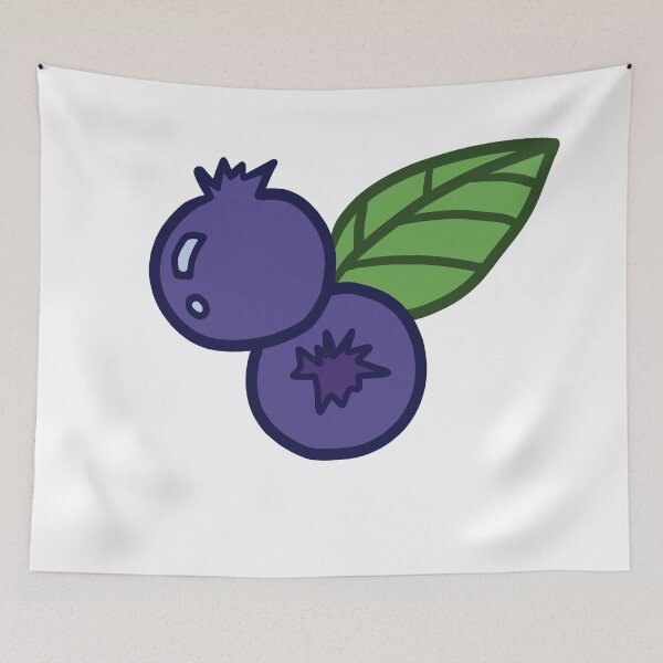 Item preview, Blueberry Sticker Design designed and sold by Jellibeany.