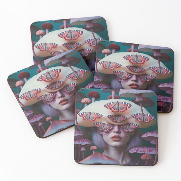 Item preview, Mesmerizing Mushroom Girl | Fungi Collection designed and sold by naiadsnest.
