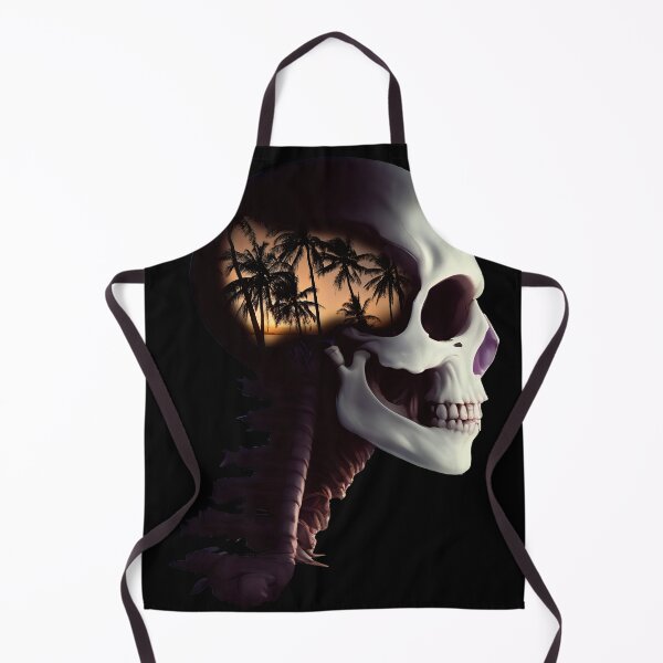 Item preview, Surreal broken skull Nº1 - Palm Trees designed and sold by CMeista.