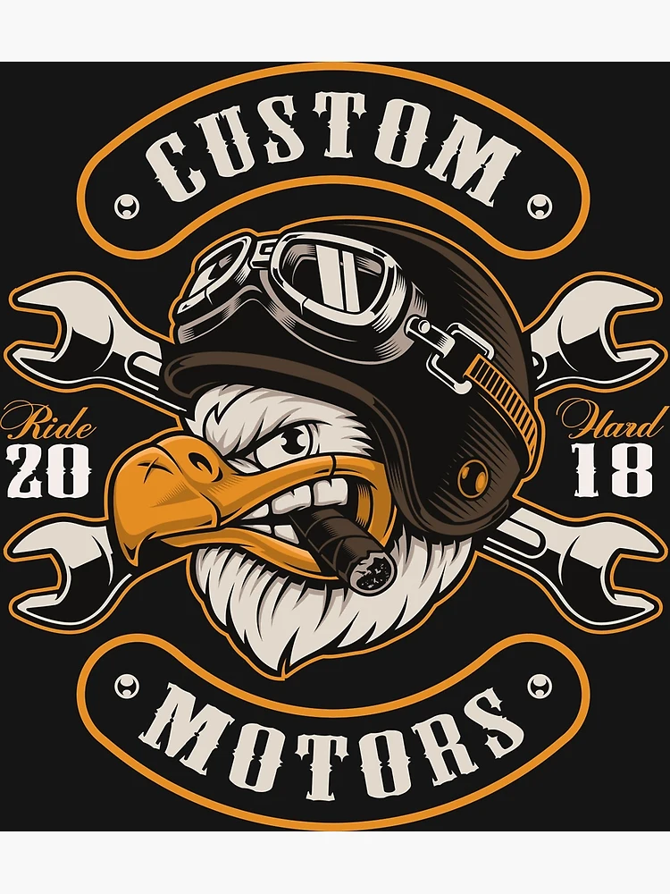 Thumbnail 3 of 3, Poster, Eagle Custom Motors designed and sold by Racing-Style.
