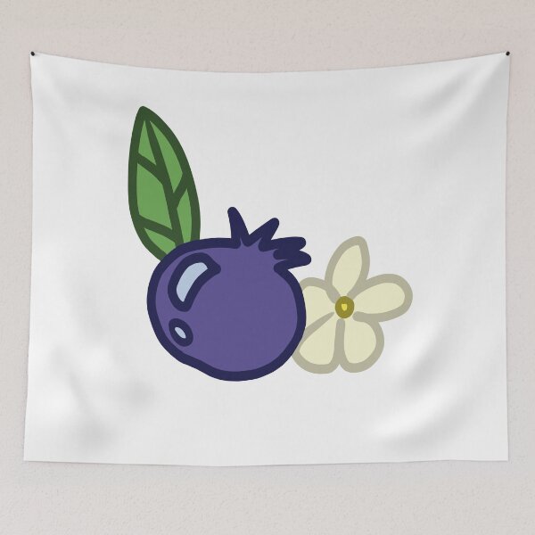 Item preview, Blueberry Sticker Design designed and sold by Jellibeany.