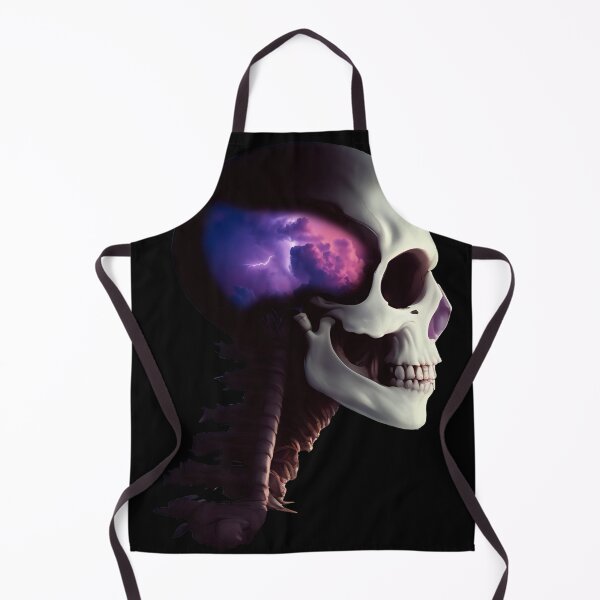 Item preview, Surreal broken skull Nº1 - Thunderstorm designed and sold by CMeista.