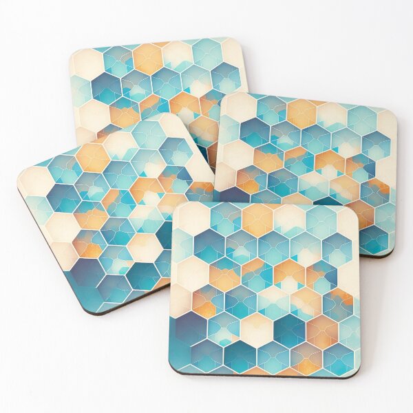 Item preview, Watercolor Honeycomb 2 designed and sold by Standard Deviation Co.