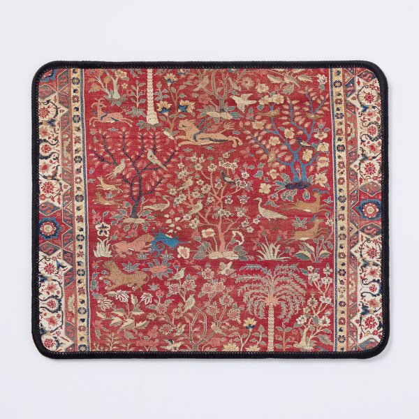 Item preview, Carpet with Palm Trees, Ibexes, and Birds Print designed and sold by Vicky Brago-Mitchell®.