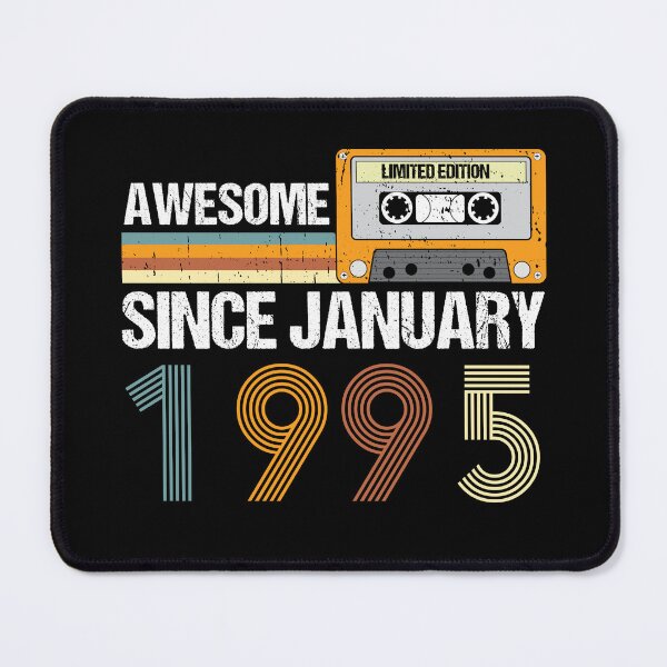 Item preview, Awesome Since January 1995 | 28th Birthday Gifts | 28 Years Old Gifts designed and sold by AMINE ★★★★★.