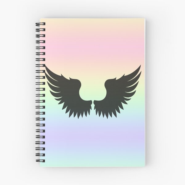 Item preview, Rainbow ombre and some damn wings  designed and sold by AzraelAbbadon.