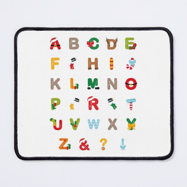 Item preview, Christmas Alphabet Set designed and sold by MonkeyBizness.