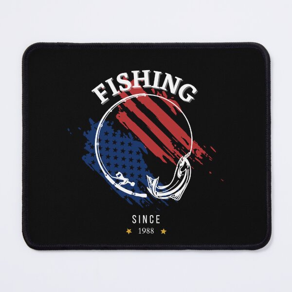 Item preview, vintage usa flag fathers day fishing reel cool designed and sold by foxforce.