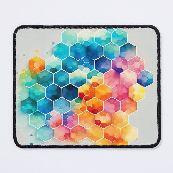 Item preview, Watercolor Honeycomb 3 designed and sold by Standard Deviation Co.