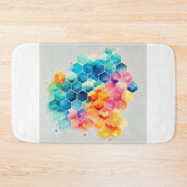 Item preview, Watercolor Honeycomb 3 designed and sold by Standard Deviation Co.