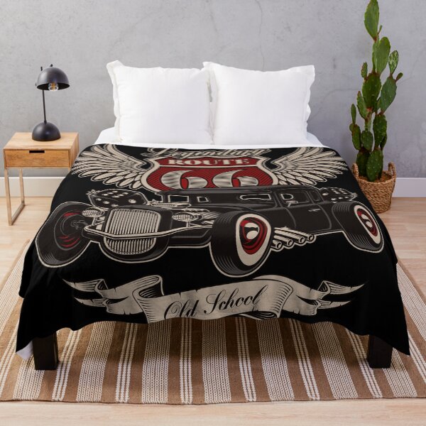 Item preview, ROUTE 66 Vintage Old School American Hot Rod designed and sold by Racing-Style.