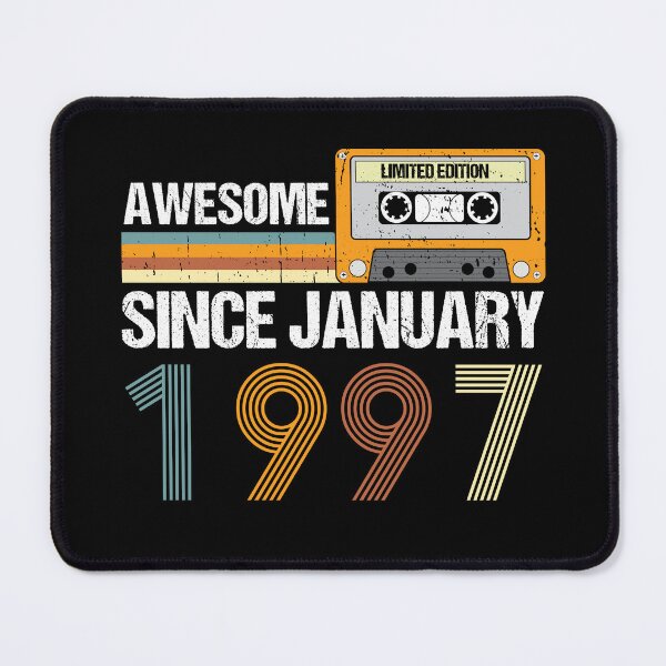 Item preview, Awesome Since January 1997 | 26th Birthday Gifts | 26 Years Old Gifts designed and sold by AMINE ★★★★★.