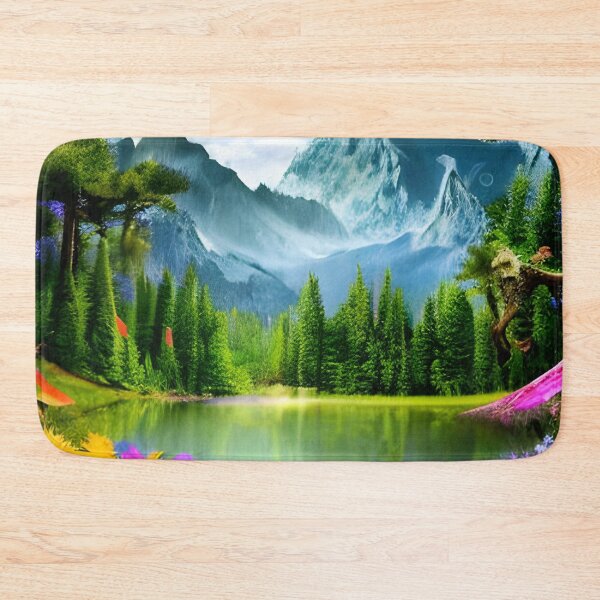 Item preview, Mountain environment realistic fantasy world  designed and sold by The Love Quill.