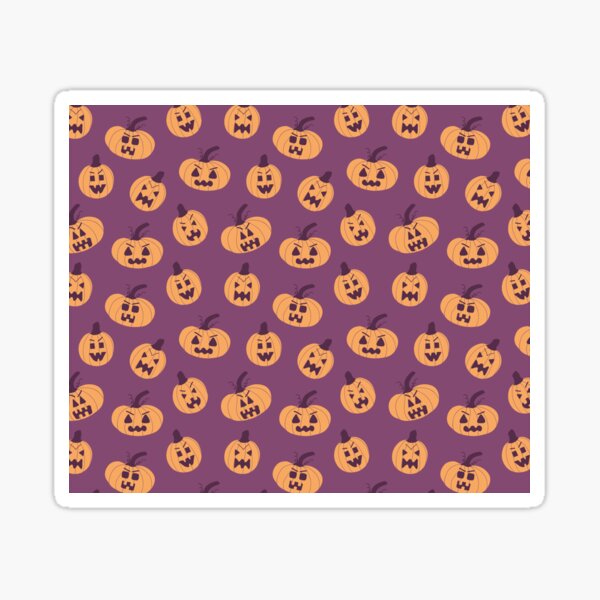 Halloween jack o lantern pumpkins Sticker