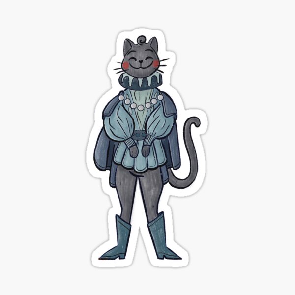 "P.I.B...Puss In Boots" Sticker For Sale By Art-of-emly | Redbubble