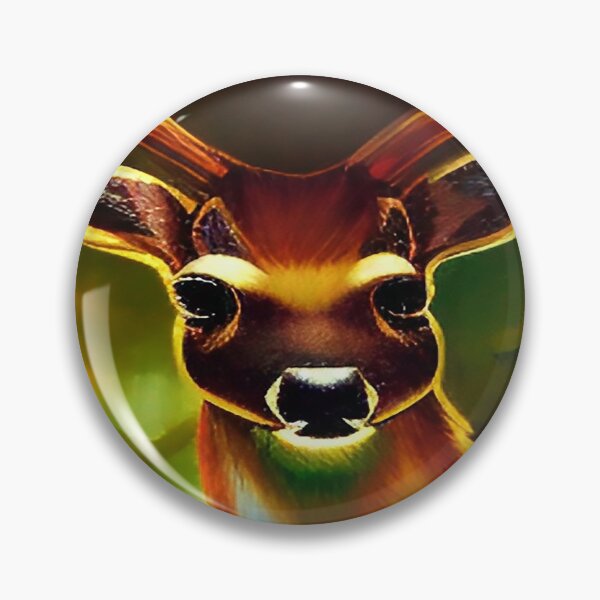 Item preview, Freeze Frame Deer Illustration Caught on Camera designed and sold by deniselynnimage.