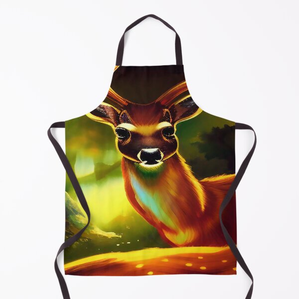 Item preview, Freeze Frame Deer Illustration Caught on Camera designed and sold by deniselynnimage.