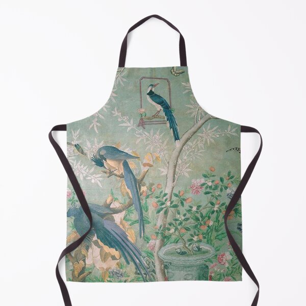 Item preview, Exotic Birds Chinoiserie Mural designed and sold by Kristina Sale.