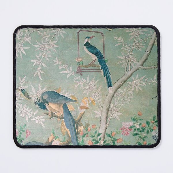 Item preview, Exotic Birds Chinoiserie Mural designed and sold by Kristina  Sale.