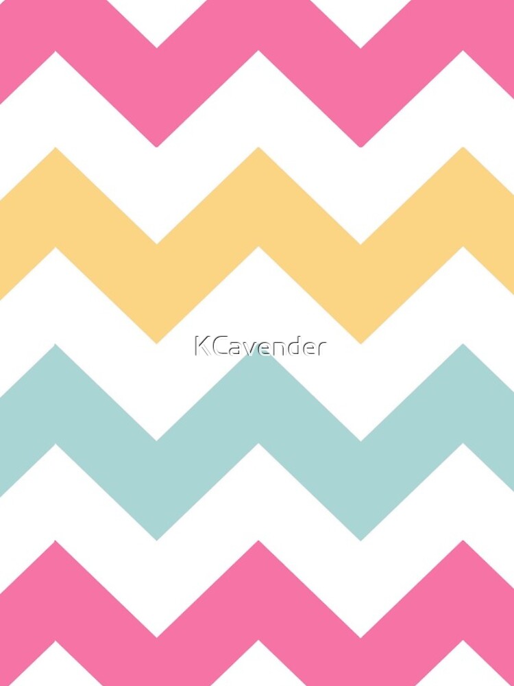 Thumbnail 5 of 5, iPhone Case, Spring Pastel Chevron Pattern designed and sold by KCavender.