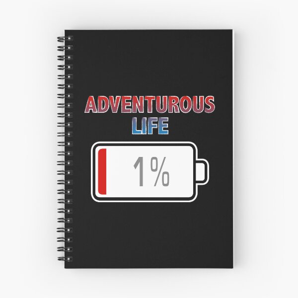 Item preview, Adventurous Life with Battery at 1% designed and sold by Moodific.