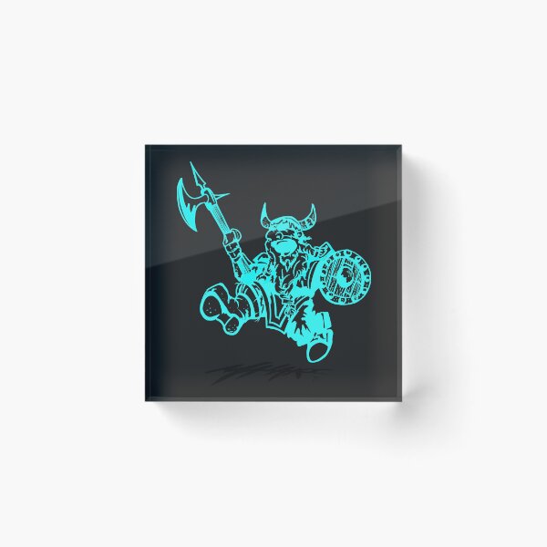 Item preview, Baruk Khazad! in icy blue designed and sold by BrimstoneAxe.