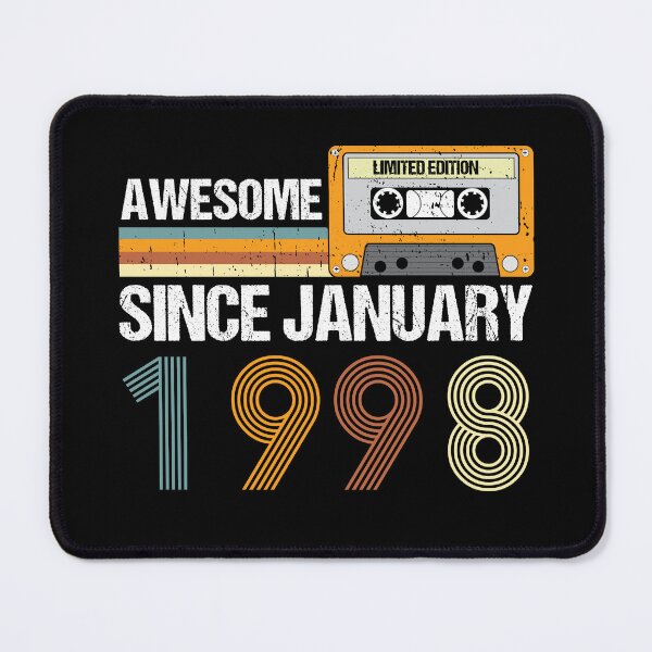 Item preview, Awesome Since January 1998 | 25th Birthday Gifts | 25 Years Old Gifts designed and sold by AMINE  ★★★★★.