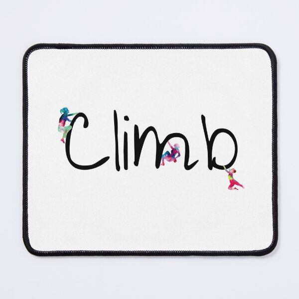 Item preview, Rock climbing art - Fine Art apparel and accessories rock climbing watercolor painting - Climber gift - Bouldering painting  designed and sold by LaureBPaintings.