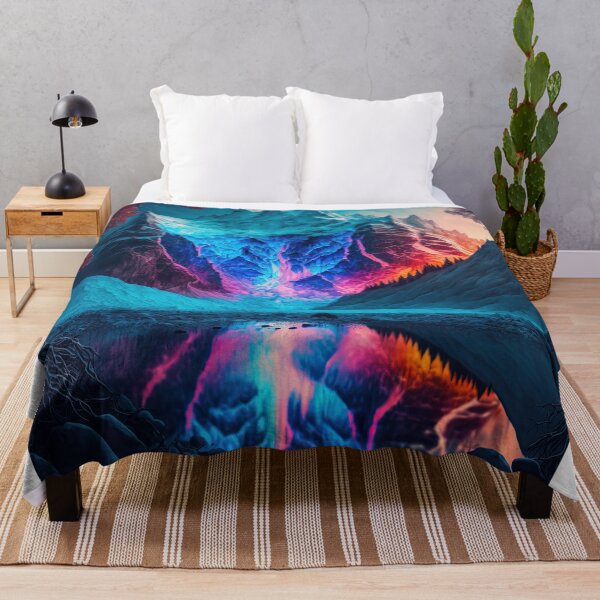 Item preview, Snowy mountains with aurora borealis in the arctic and magic between rocks and mountain designed and sold by Paraverse.