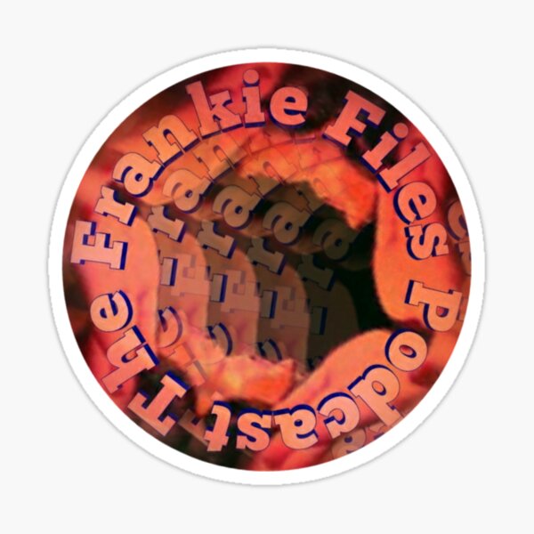 Frankie Files Podcast Logo Circular - Sticker