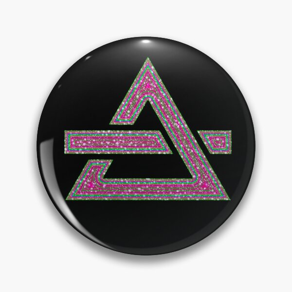 Artikelvorschau, RKS Rainbow Kitten Surprise Symbol Pink und Grün entworfen und verkauft von ELDigitals.
