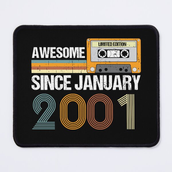 Item preview, Awesome Since January 2001 | 22th Birthday Gifts | 22 Years Old Gifts designed and sold by AMINE ★★★★★.