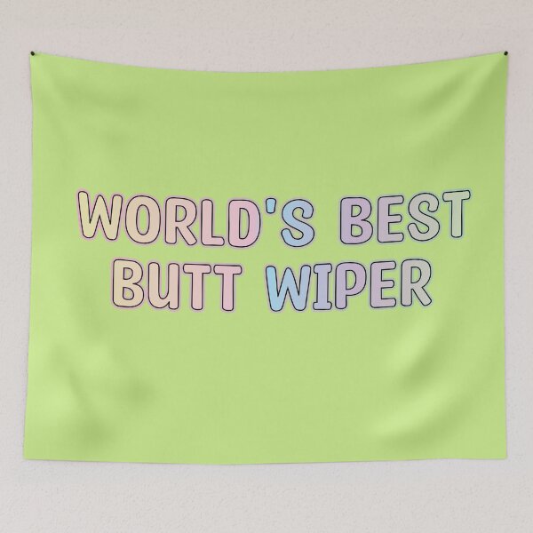 Item preview, world's best butt wiper  designed and sold by retro10.