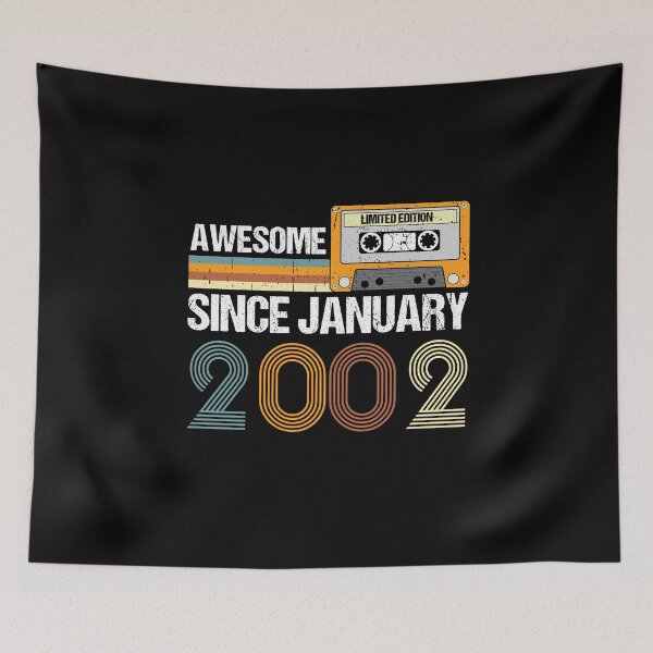 Item preview, Awesome Since January 2002 | 21th Birthday Gifts | 21 Years Old Gifts designed and sold by AMINE  ★★★★★.