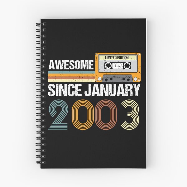 Item preview, Awesome Since January 2003 | 20th Birthday Gifts | 20 Years Old Gifts designed and sold by AMINE  ★★★★★.