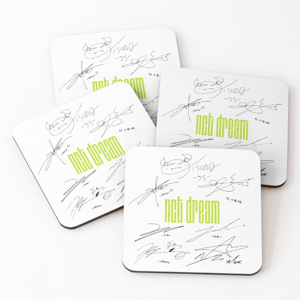 Item preview, NCT DREAM - Signatures (white) designed and sold by Joya Hatim.