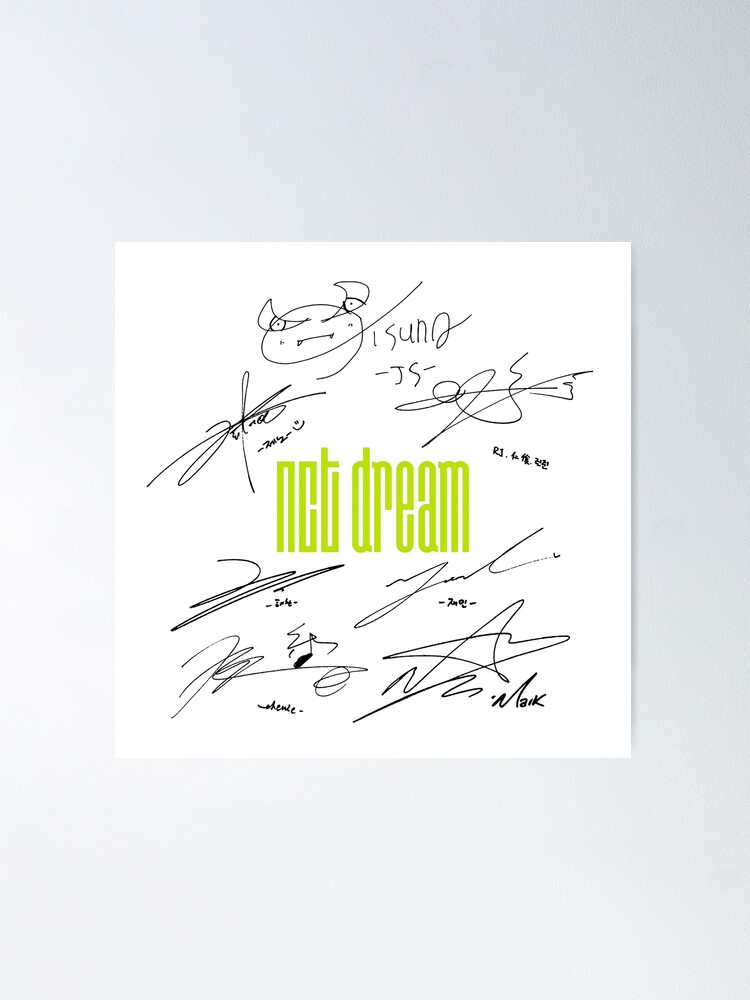 nct dream サイン入りポスター NCT DREAM 直筆サイン入り ポスター Yahoo!オークション - NCT