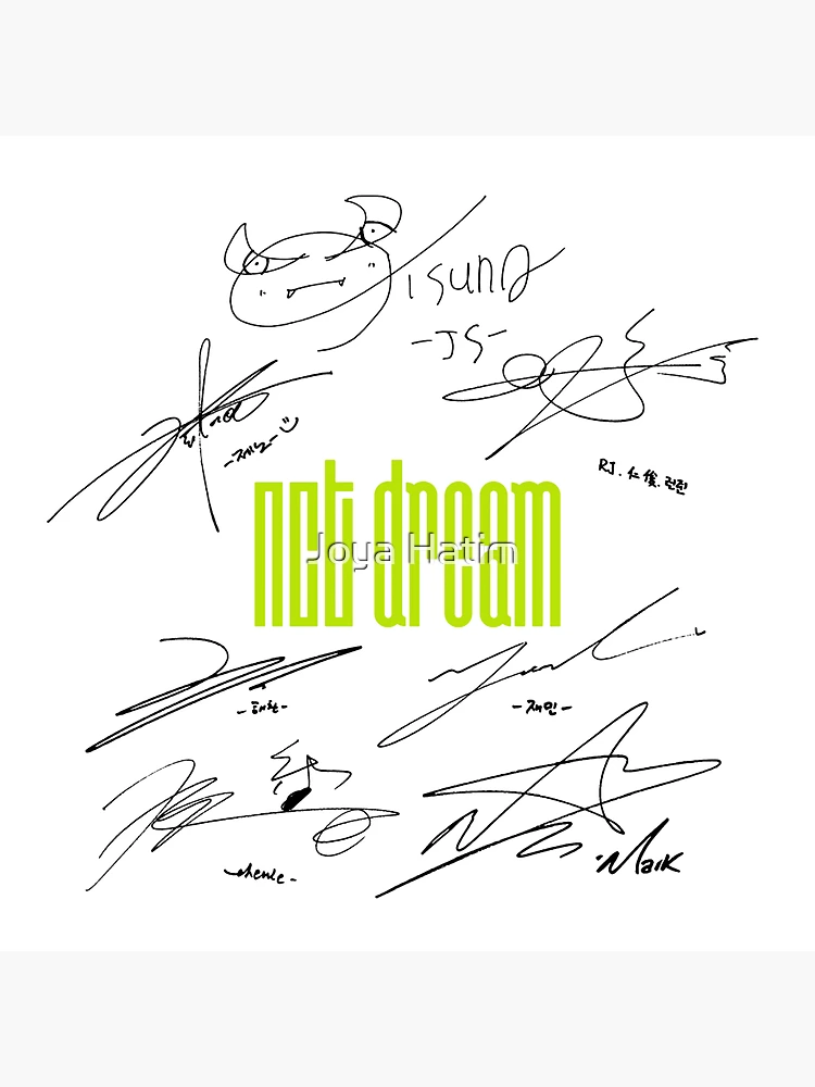 直筆サイン　NCTDREAM wegoup A4サイズ Nct Dream Signed | eBay