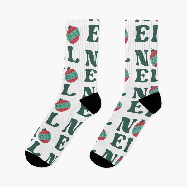 Item preview, Christmas Noel Cool Modern Typography With Ornament designed and sold by IceCreamMuseum.