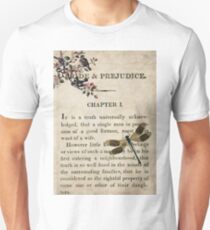 Pride and Prejudice Watercolour Tribute First Page Unisex T-Shirt