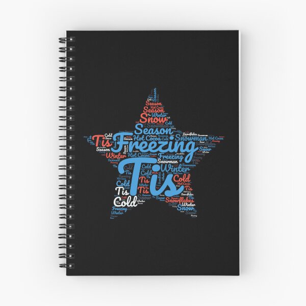 Item preview, Tis Freezing Season - Star Typography designed and sold by SimplyMe-Plus.
